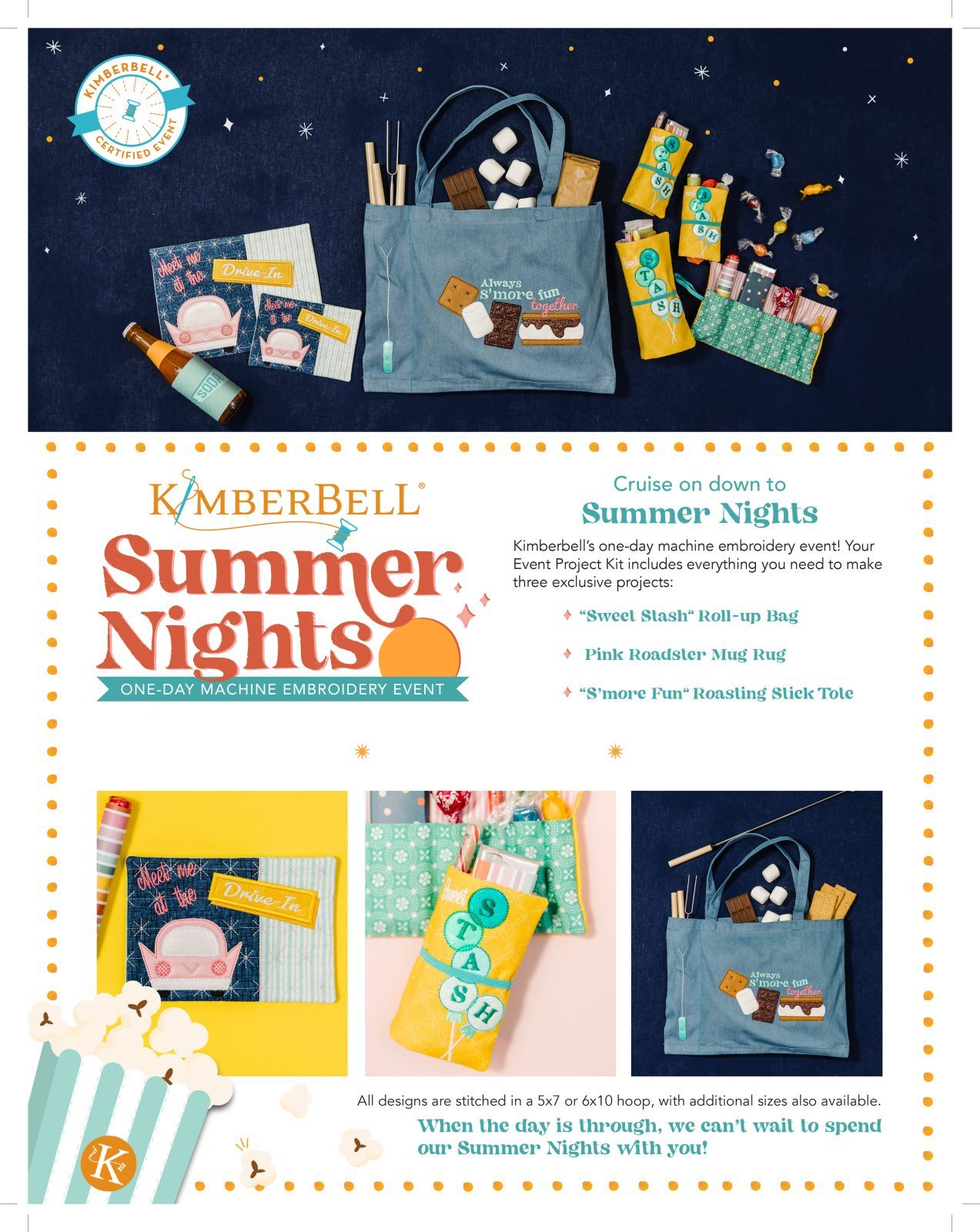 Summer Nights-One Day Event | Sandy's Make it Sew - Sewing Machine